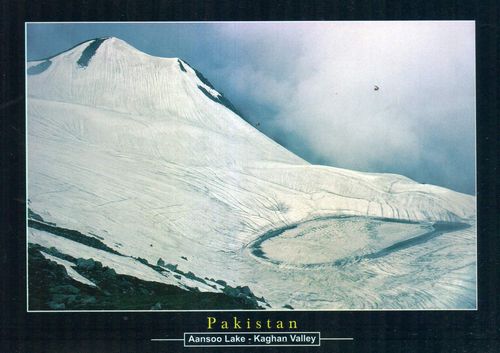 (image for) Pakistan Beautiful Postcard Ansoo Lake